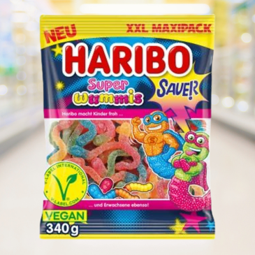 Haribo Super Wummies Zuur XXL