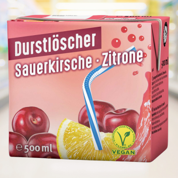 Durstlöscher Zure Kers Met Citroën 500ml