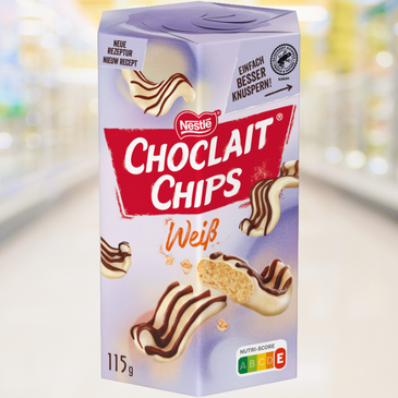 Choclait Chips Witte chocolade – krokante wafels met witte chocoladelaag – Nightshop Roermond.