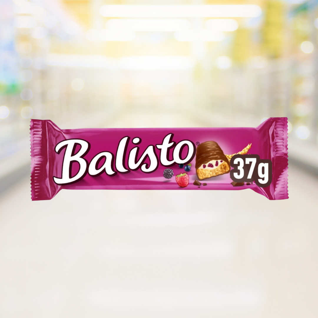 Balisto Yoberry – volkoren chocoladereep met yoghurt en bessensmaak – Nightshop Roermond.
