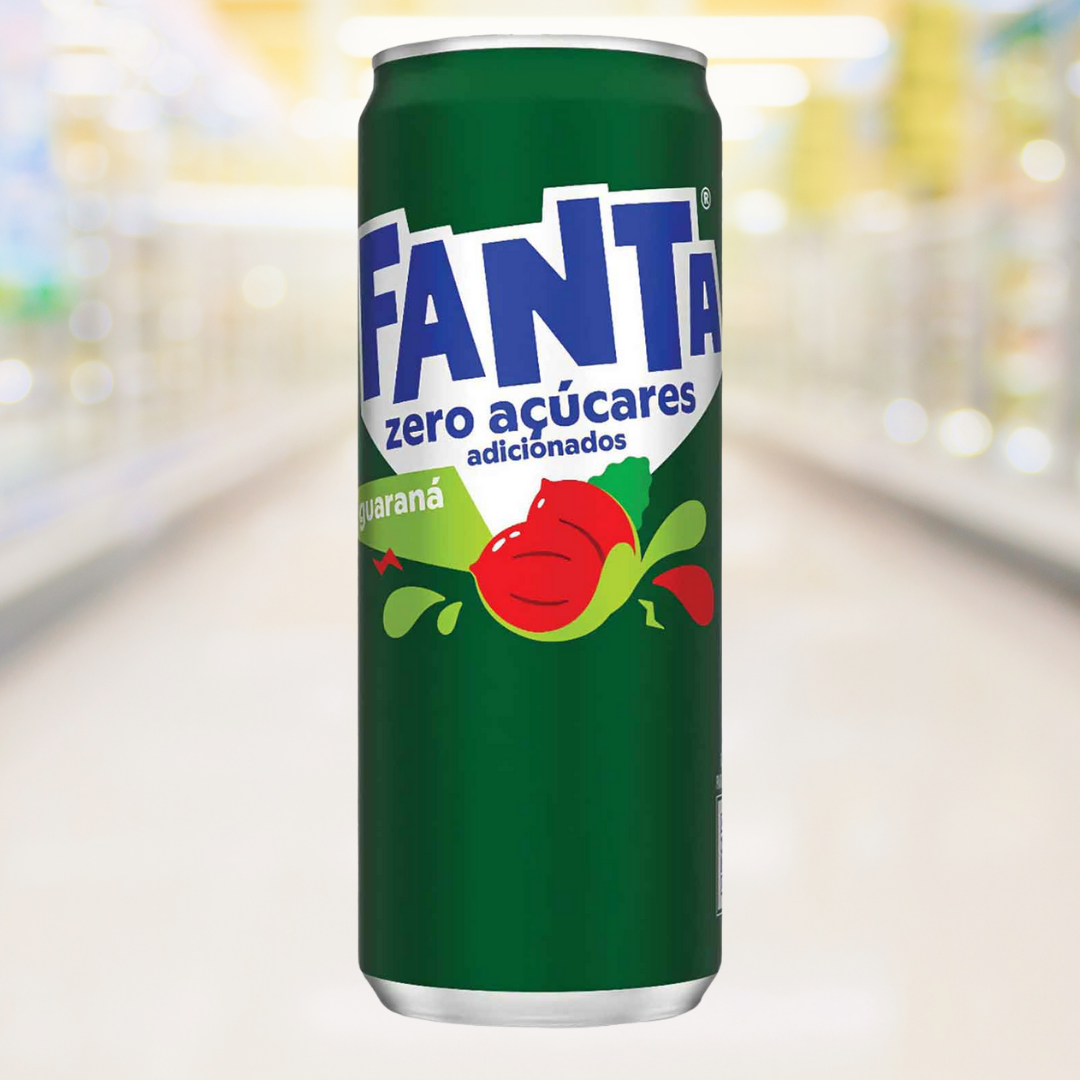 Fanta Guarana Zero Brasil – tropische guarana frisdrank zonder suiker – Nightshop Roermond.