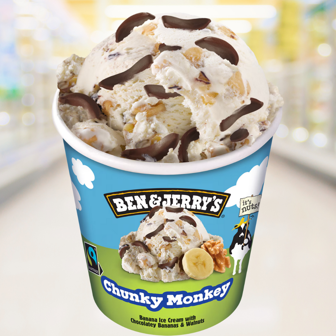 Ben & Jerry Chunky Monkey 427ml