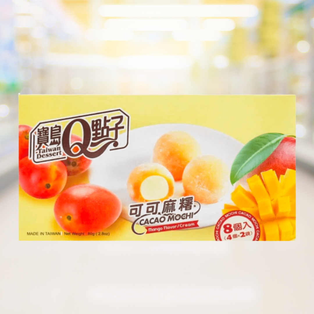 Mochi Mango – Japans rijstdeeg gevuld met romige mango-vulling – Nightshop Roermond