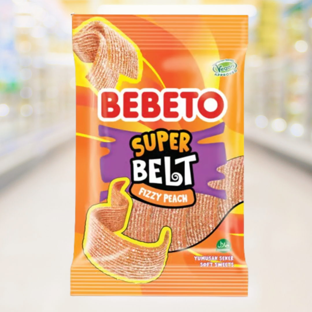 Bebeto Super Belts Fizzy Peach Halal