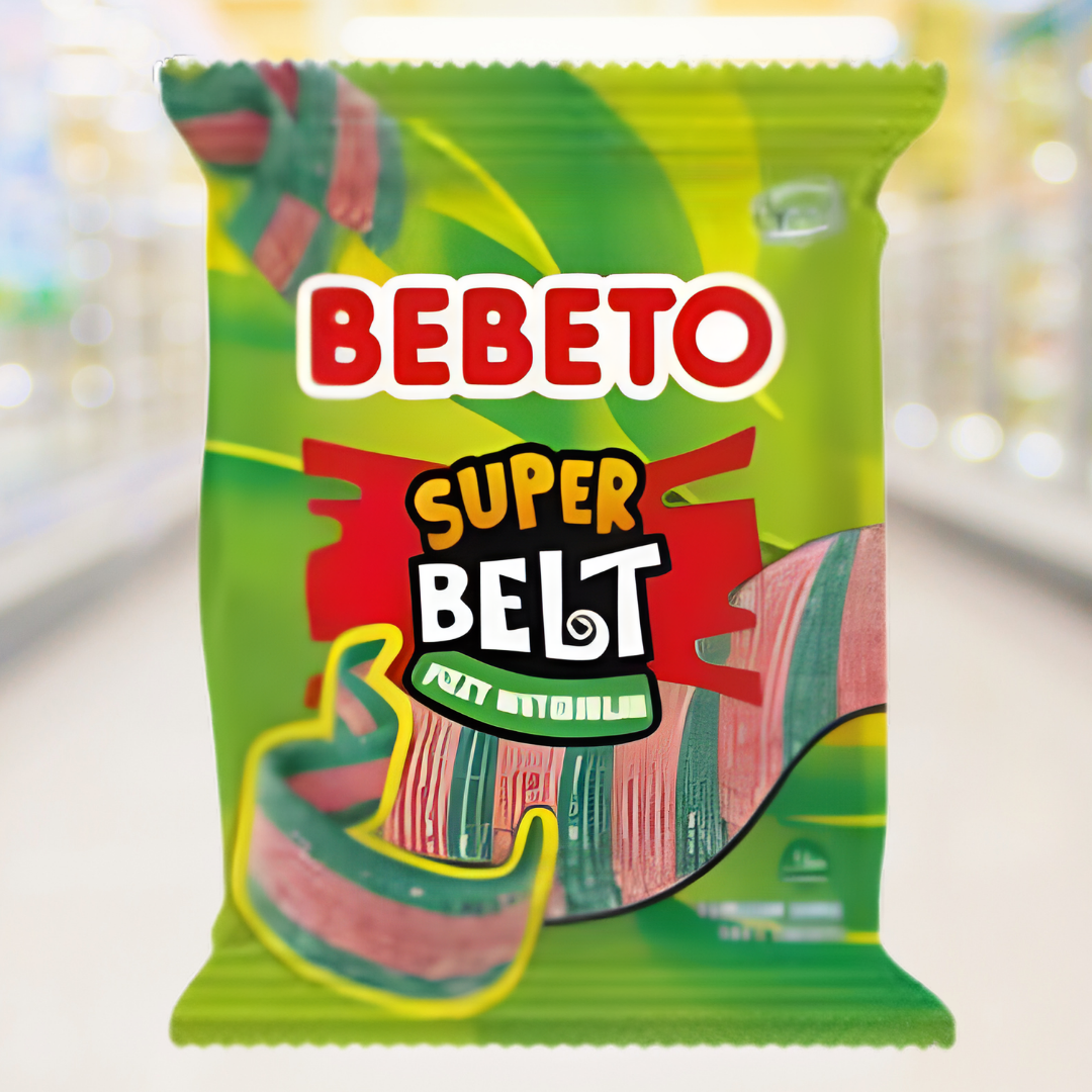 Bebeto Super Belts Fizzy Watermelon Halal