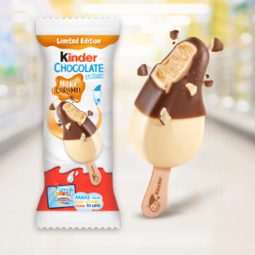Kinder Chocolate IJs Karamel - Limited Edition
