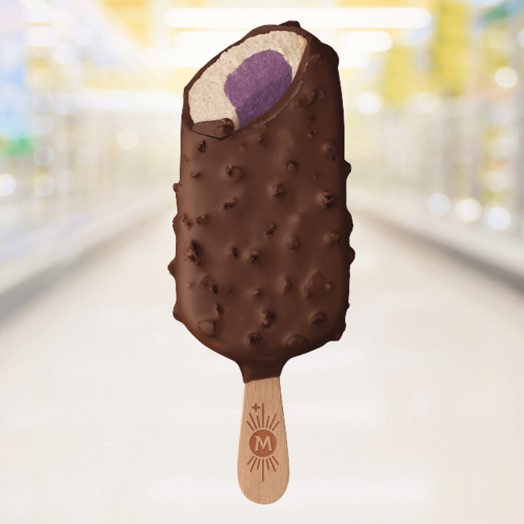 Magnum Blueberry Cookie Vegan – plantaardig ijs met bosbessen en koekjesstukjes – Nightshop Roermond.