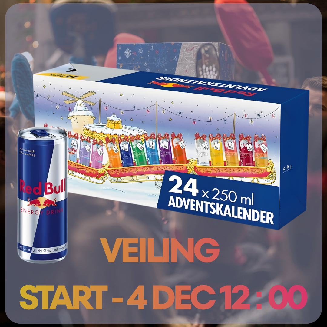 VEILING - RED BULL ADVENTSKALENDER - 4 DEC 12:00