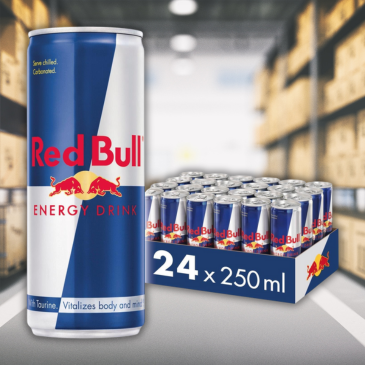 red bull 24x 250ml – productfoto, vers geleverd door Nightshop Roermond