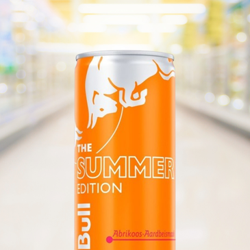 Red Bull Abrikoos-Aardbei – energiedrank met fruitige abrikoos en aardbei smaak – Nightshop Roermond.