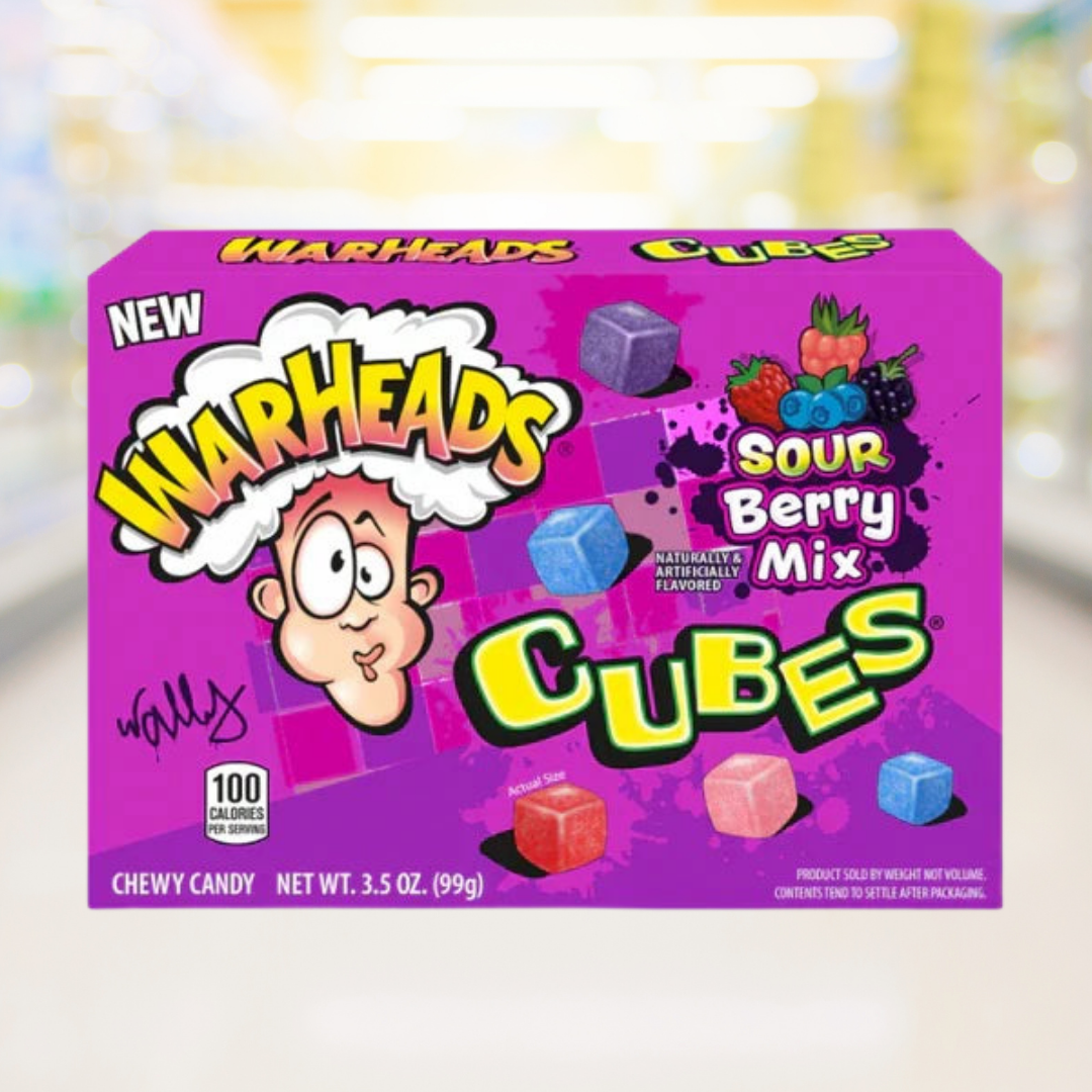 Warheads Cubes Sour Berry Mix