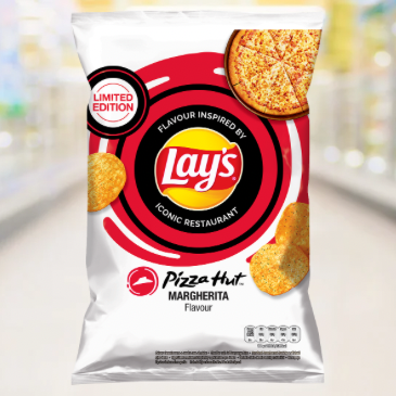 Lays Pizza Hut Magherita Smaak
