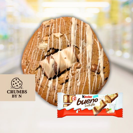 Kinder Bueno White Crumble Cookies