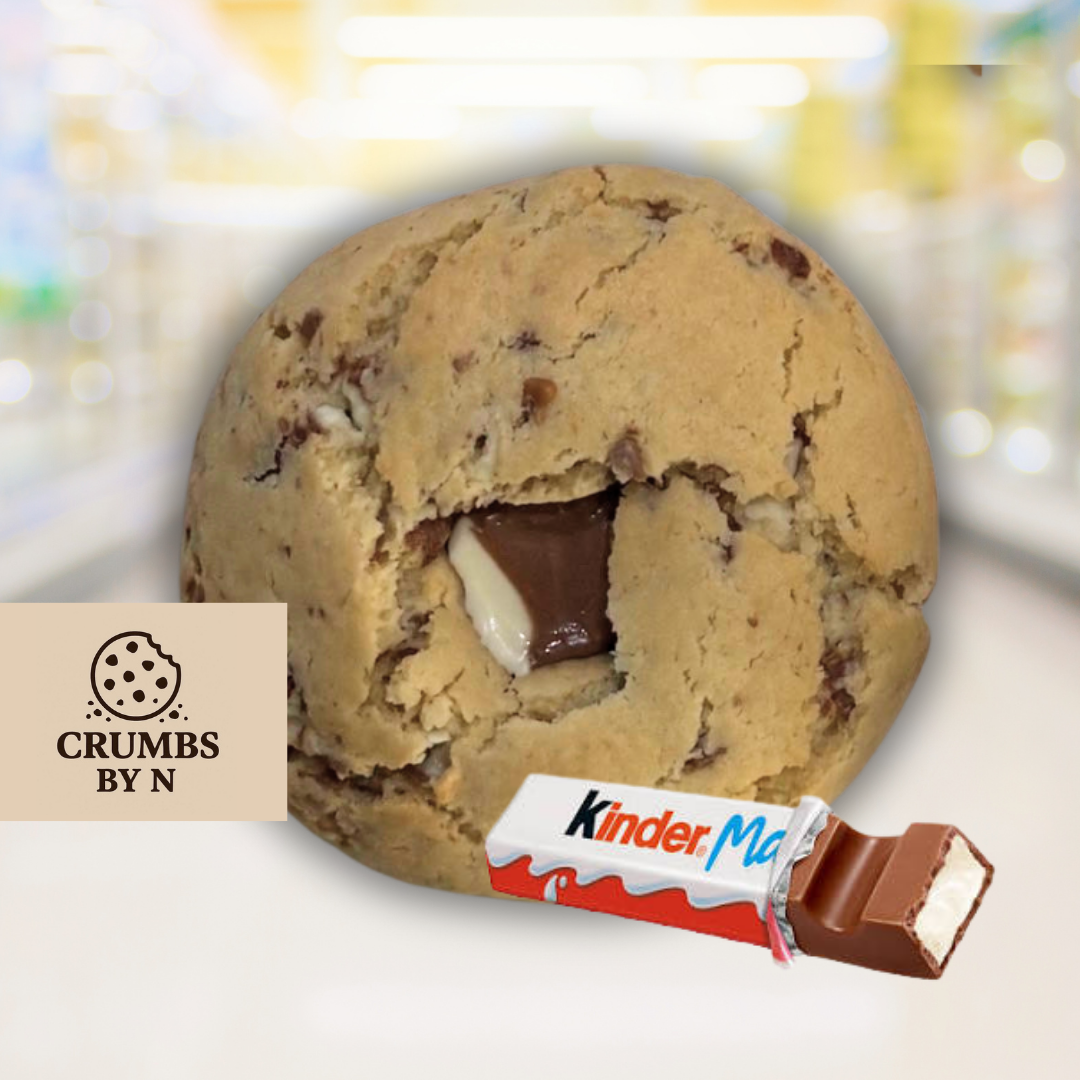 Kinder Chocolade Crumble Cookie