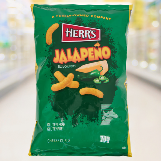 Herr's Jalepeno Cheese Crulls 70g