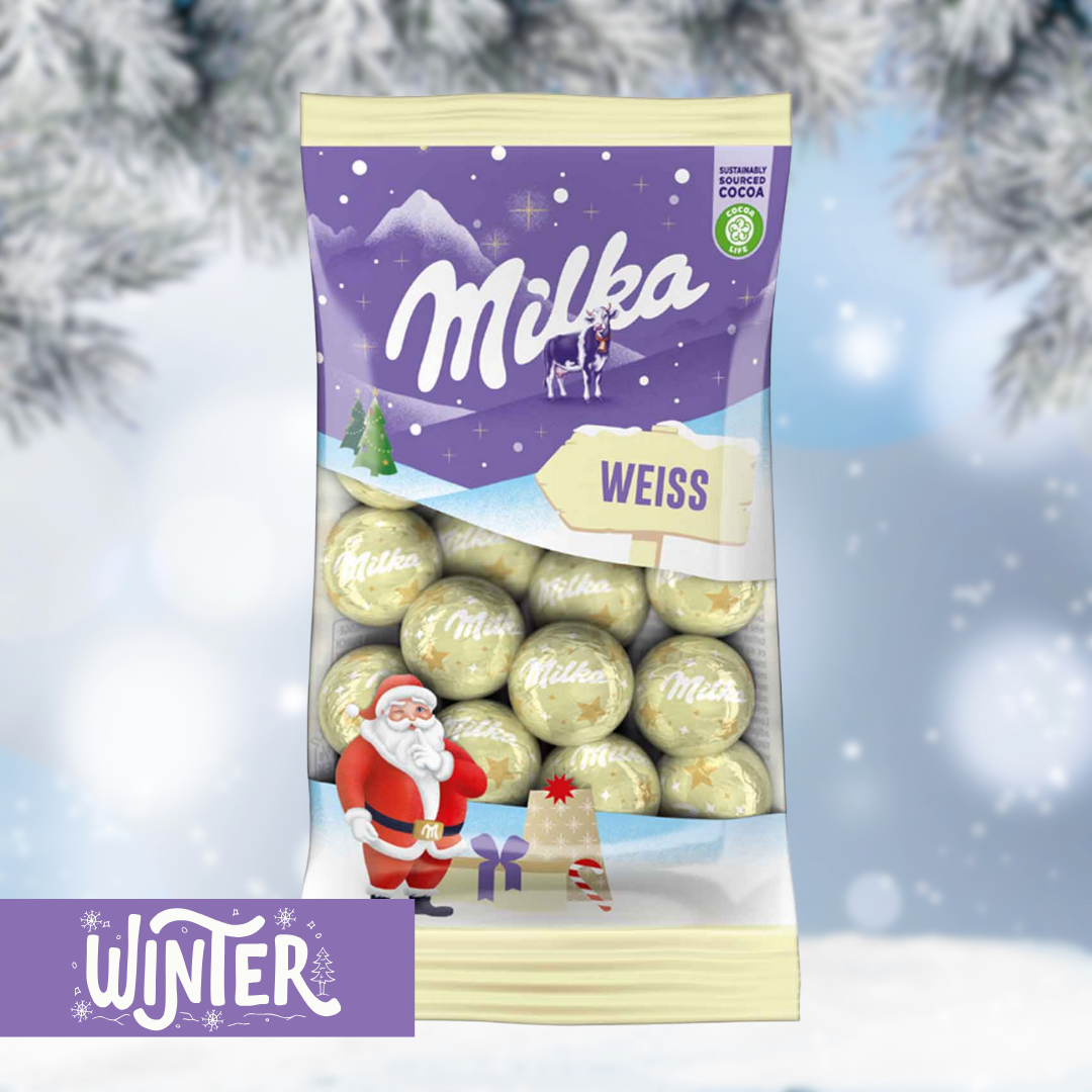 Milka White Rounds Winter