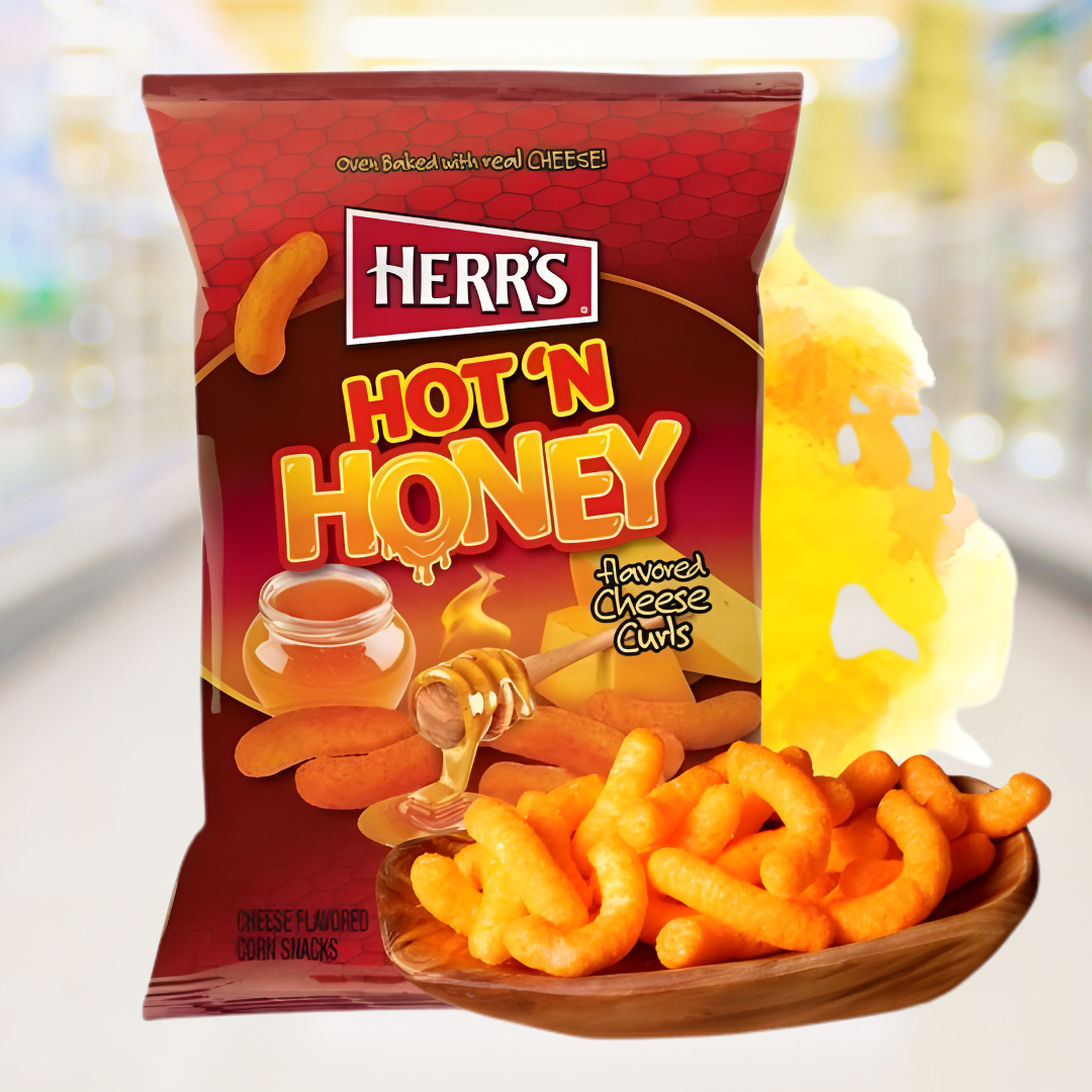 Herr’s Hot ‘n Honey Cheese Crulls