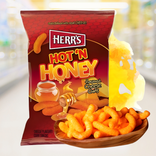 Herr’s Hot ‘n Honey Cheese Crulls