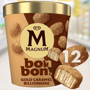Magnum Bonbons Gold Caramel Billionair 12 stuks