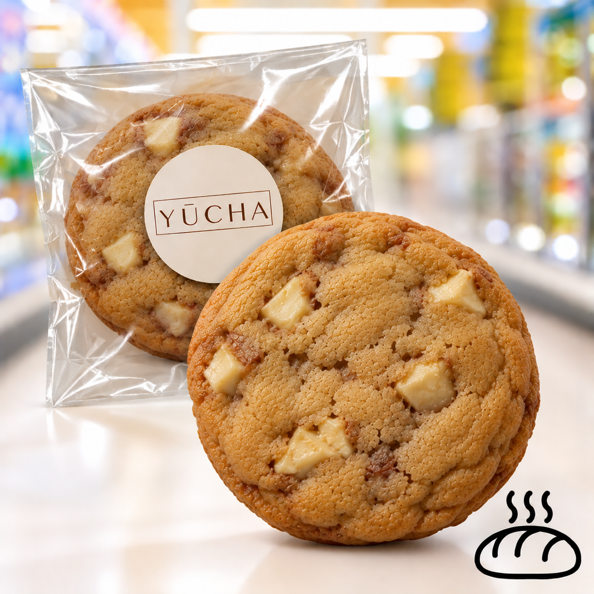 YŪCHA - Verse Crumble Cookie Witte Chocolade