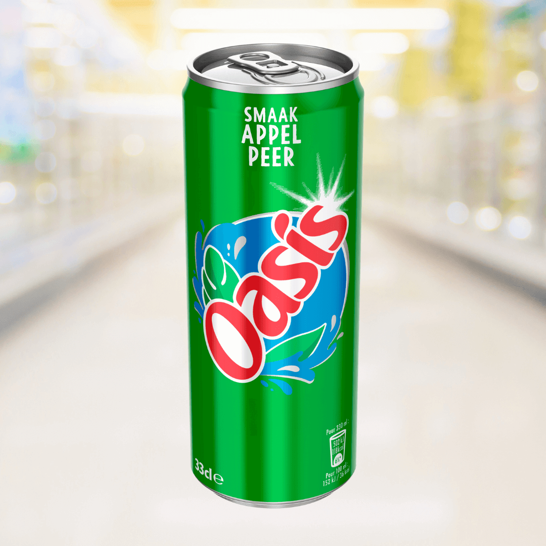 Oasis Appel Peer 250ml – verfrissende frisdrank zonder prik, met fruitsmaak appel en peer – Nightshop Roermond.