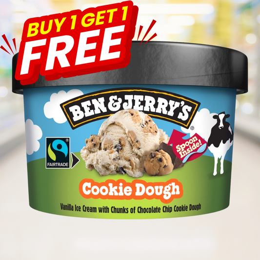 Ben & Jerry's Cookie Dough 100ml 1+1 GRATIS