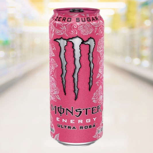 Monster Energy Ultra Rosa – suikervrije energiedrank met fruitige smaak. Slechts 10 calorieën, boordevol energie. Bestel nu bij Nightshop Roermond!