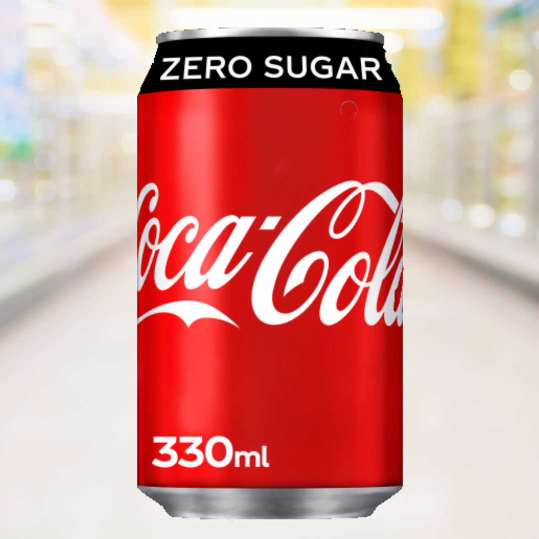 Coca-Cola Zero 330ml (zonder statiegeld)